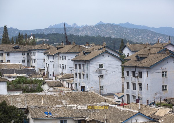 Residential buildings, North Hwanghae Province, Kaesong, North Korea