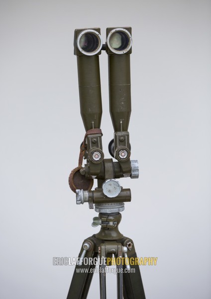 North Korean binoculars in the Demilitarized Zone, North Hwanghae Province, Panmunjom, North Korea