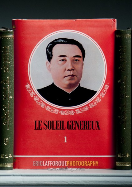 Kim il Sung book in a library, Pyongan Province, Pyongyang, North Korea