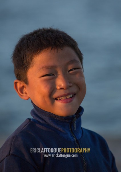 Portrait of a smiling North Korean boy, Kangwon Province, Wonsan, North Korea