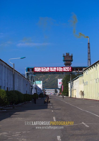 The Hungnam nitrogen fertilizer plant, South Hamgyong Province, Hamhung, North Korea